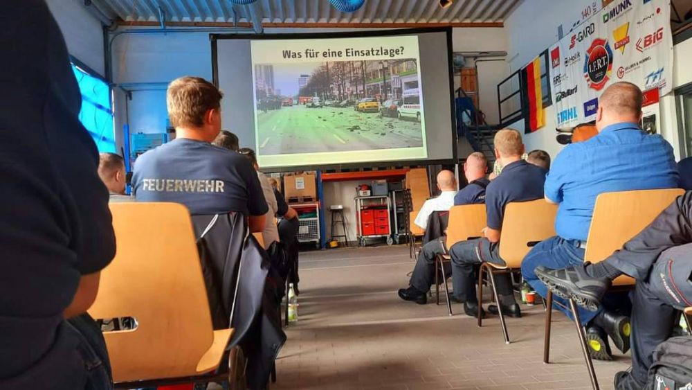 Bei einem Theorievortrag