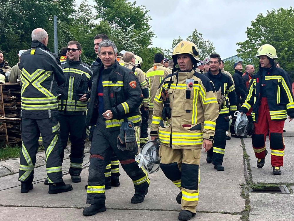 Teilnehmer in Uniform